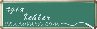 Agia Kehler Visitenkarte